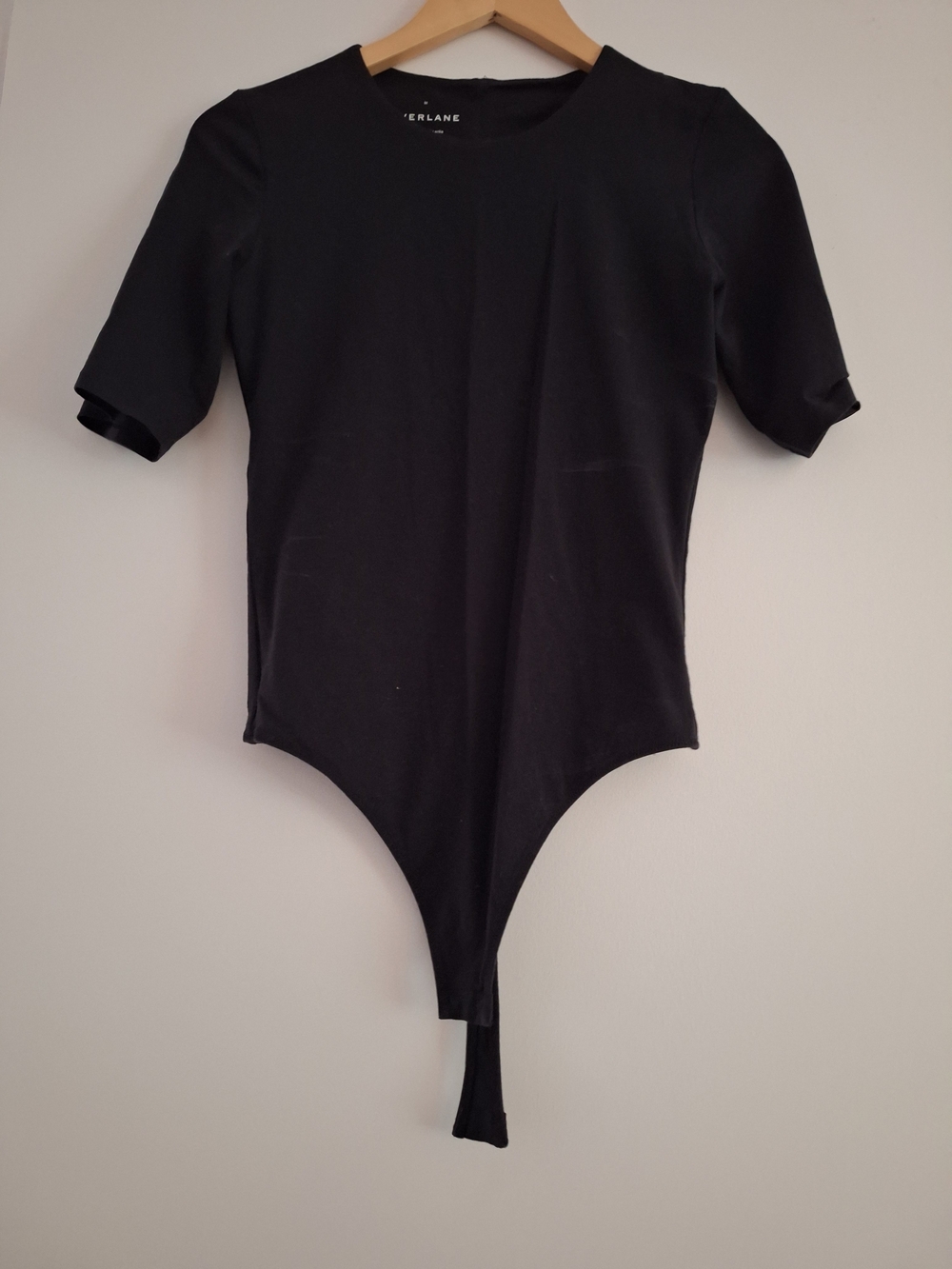 Everlane Black Pima Cotton Bodysuit